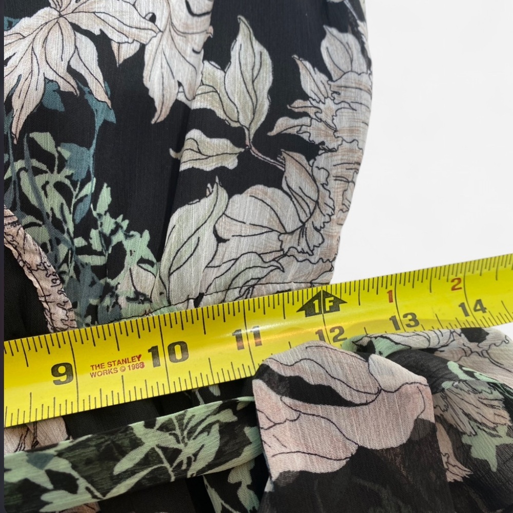 Band of Gypsies Floral Maxi Dress Medium Boho Whimsigoth Flowy Romantic - Picture 6 of 9